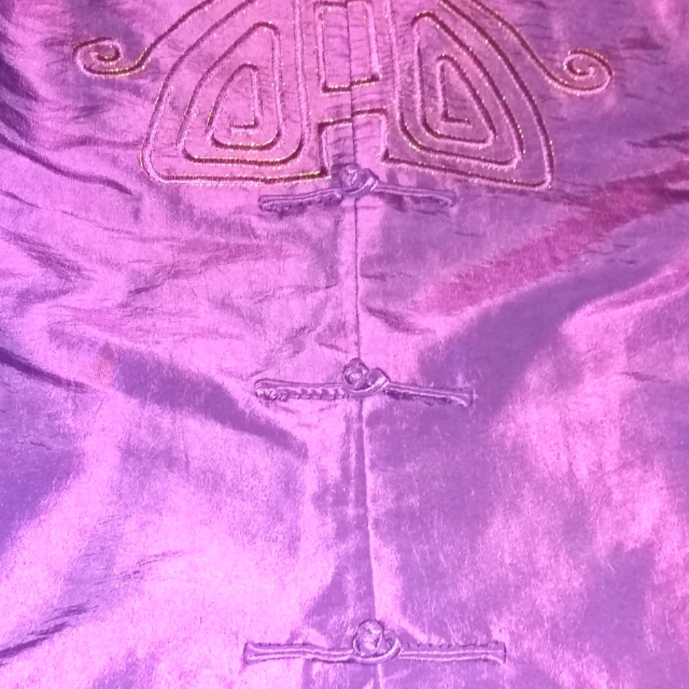 Purple kimono jacket